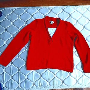 Knit Women's V Neck Sweater
